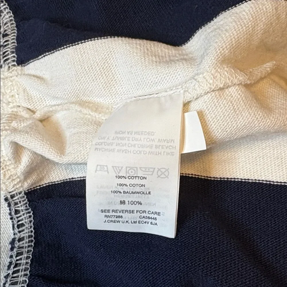 J. Crew Rugby Stripe Wrap Skirt Sz S